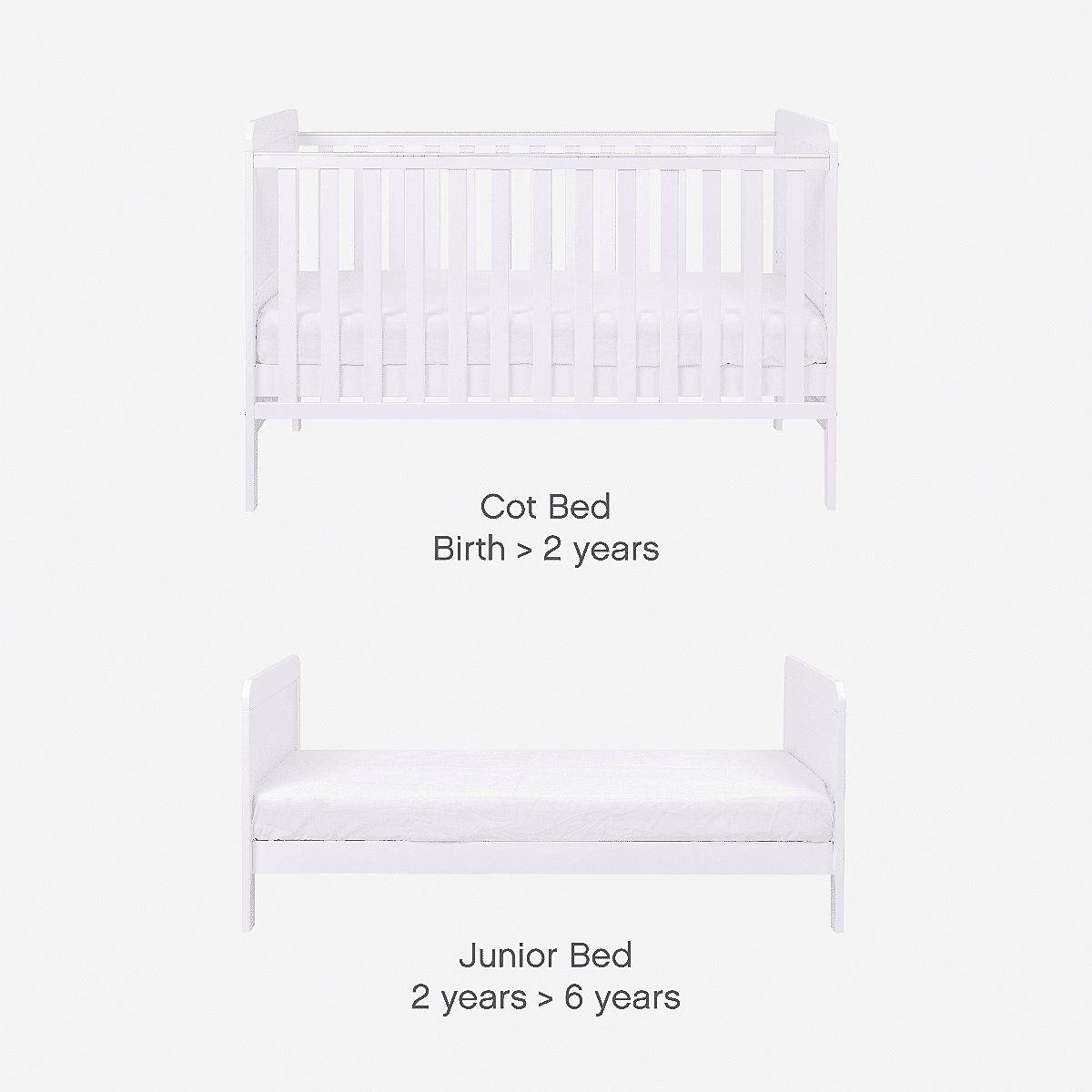 Tutti bambini rio cot bed white cheap