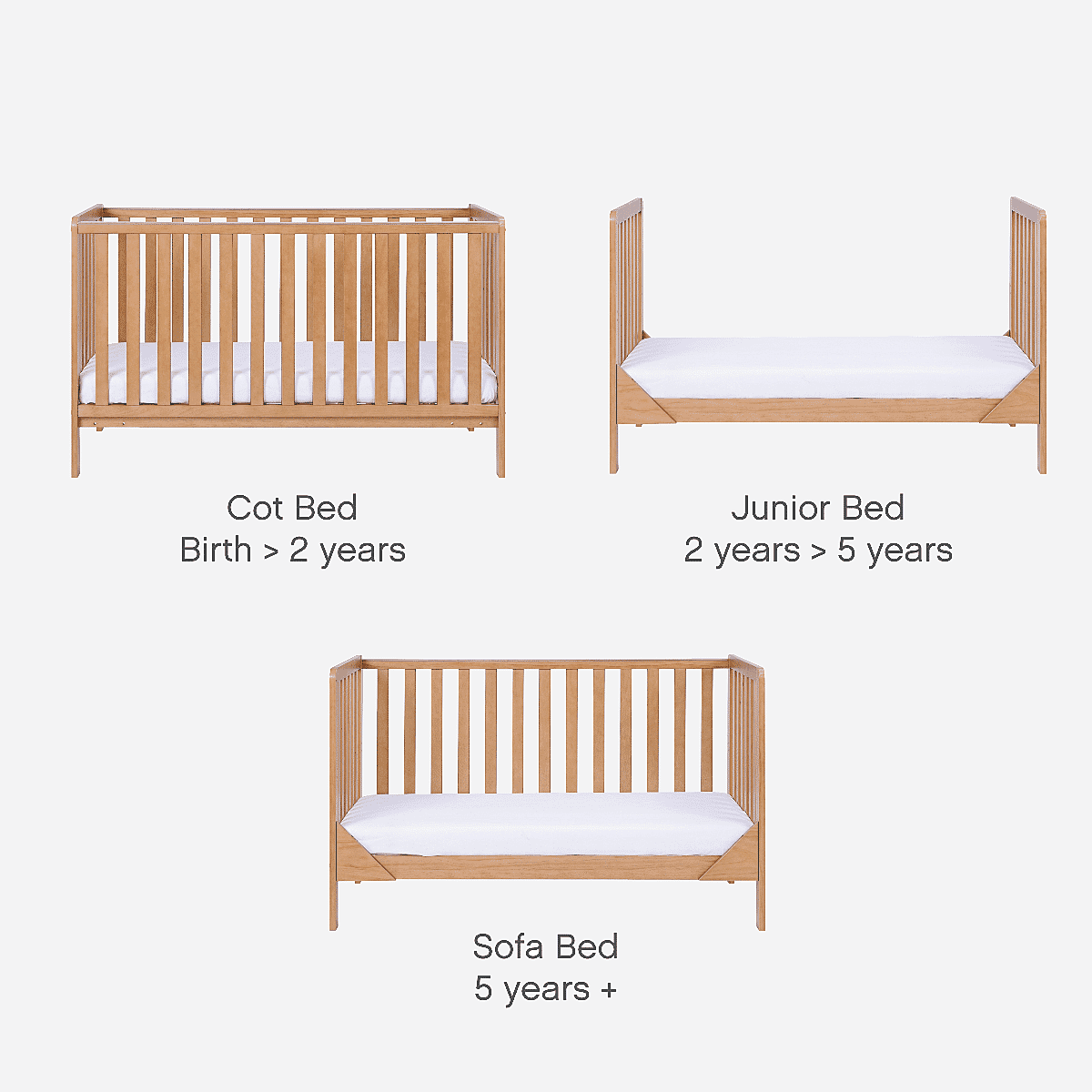 Malmo cot best sale bed