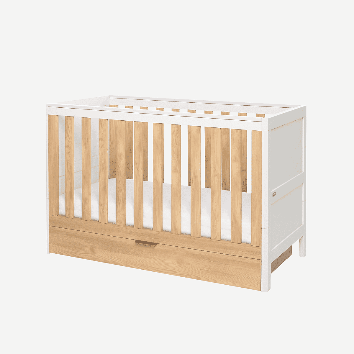 Small cot with storage store