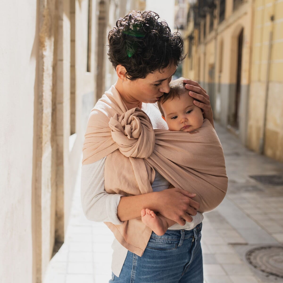 Pink baby sling on sale