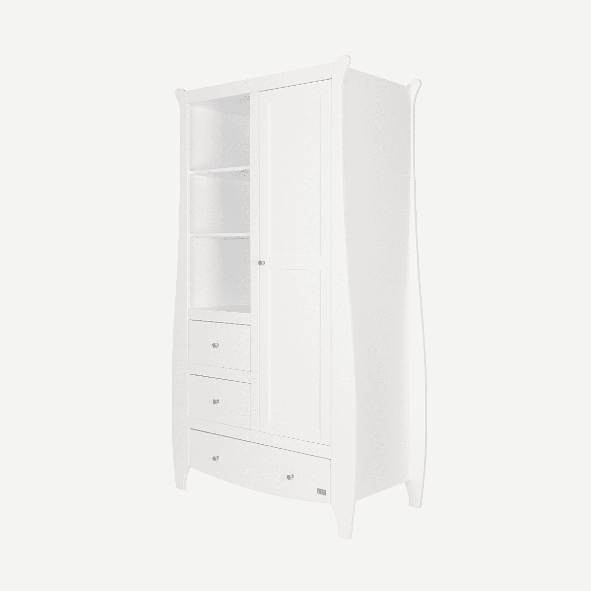 Lucas Katie Baby Wardrobe White Tutti Bambini
