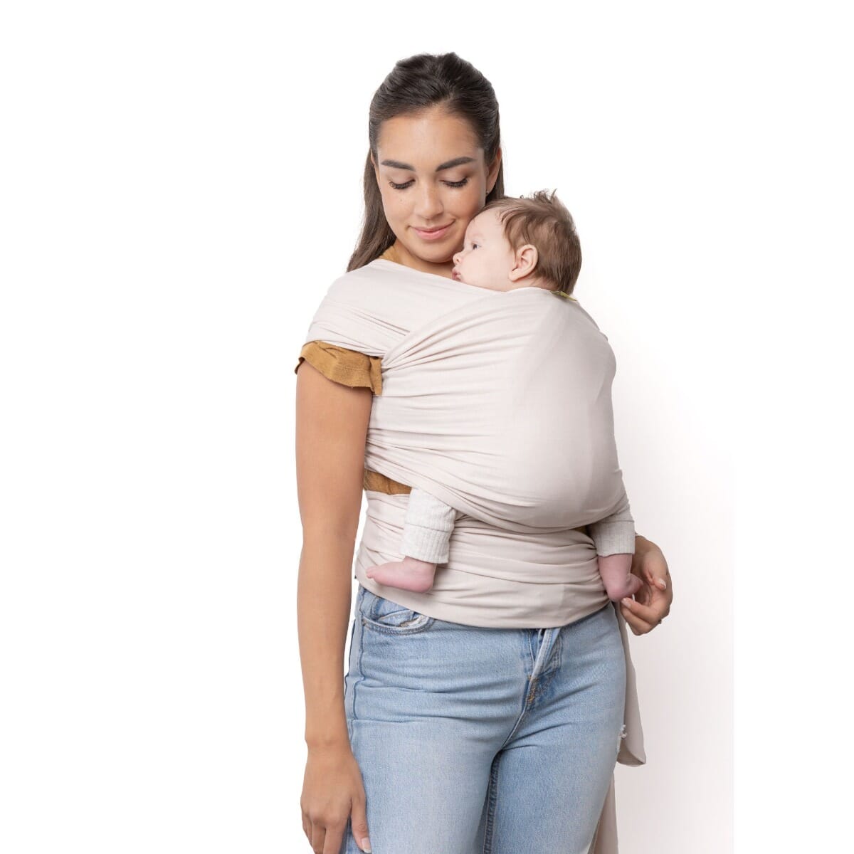 Boba Serenity Baby Wrap Organic Stone Tuttibambini