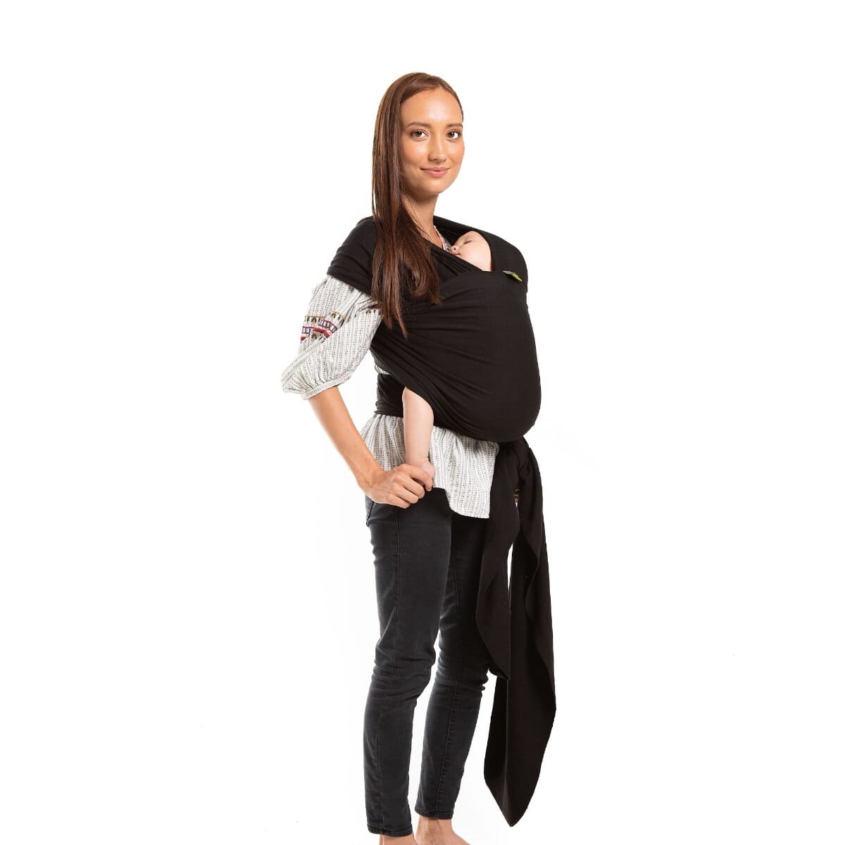 Boba Baby Wrap Carrier Black Tuttibambini