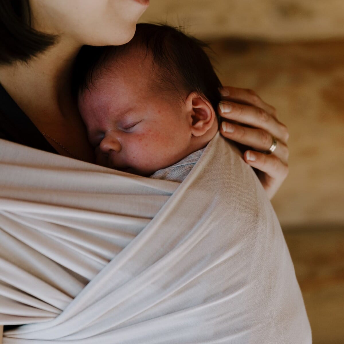 Boba Serenity Baby Wrap Organic Stone Tuttibambini