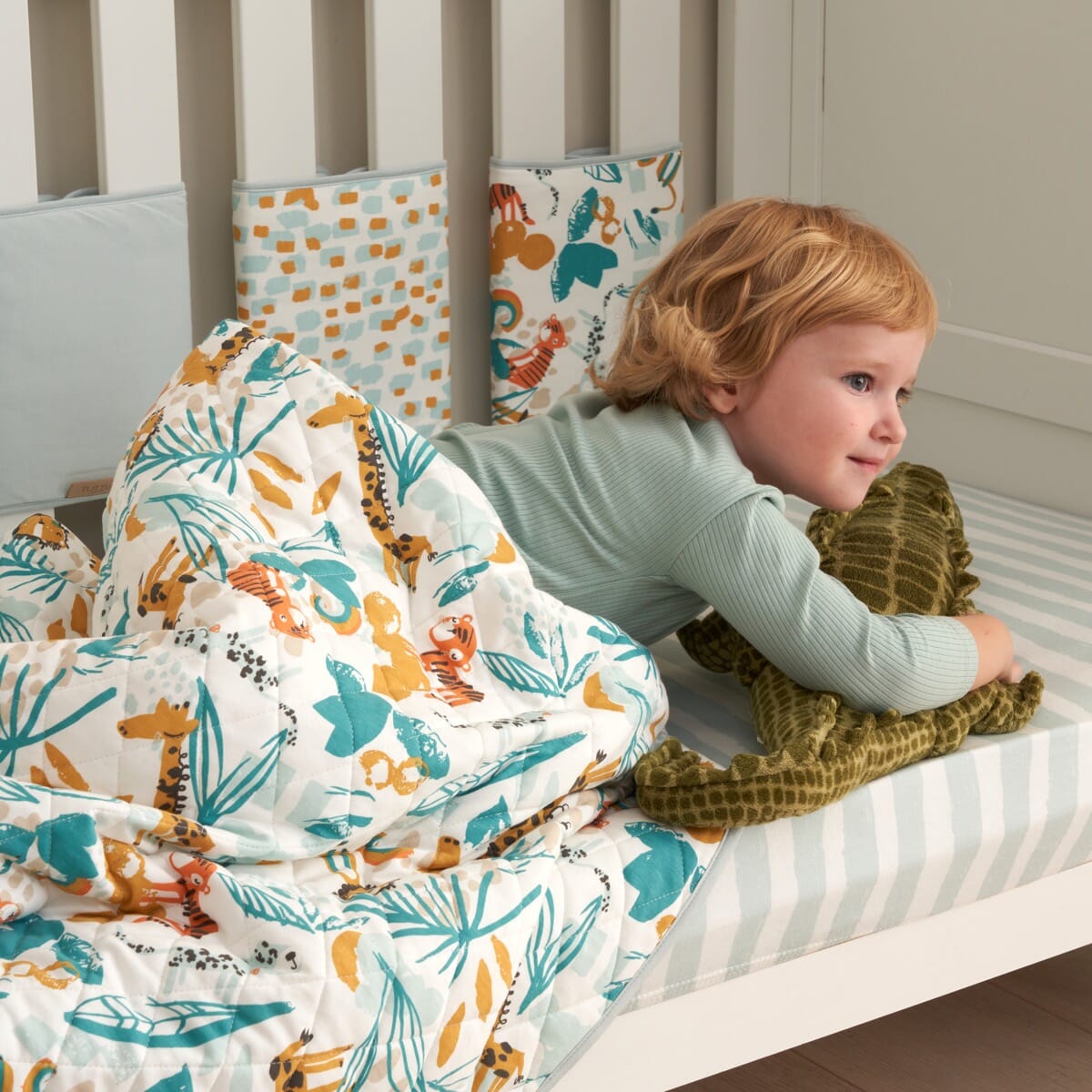 Cot Cot Bed Baby Coverlet Run Wild Tutti Bambini