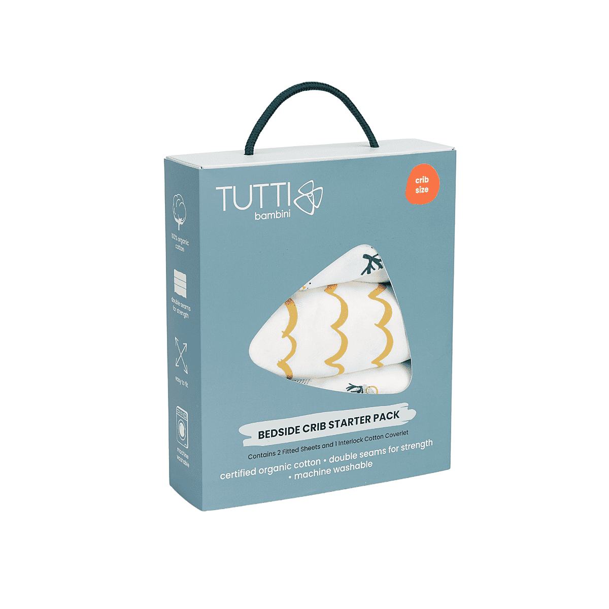 Tutti bambini cozee bedside crib starter set on sale