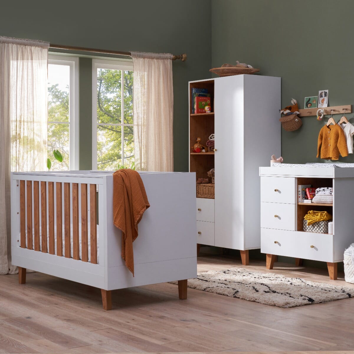 Cot clearance wardrobe set