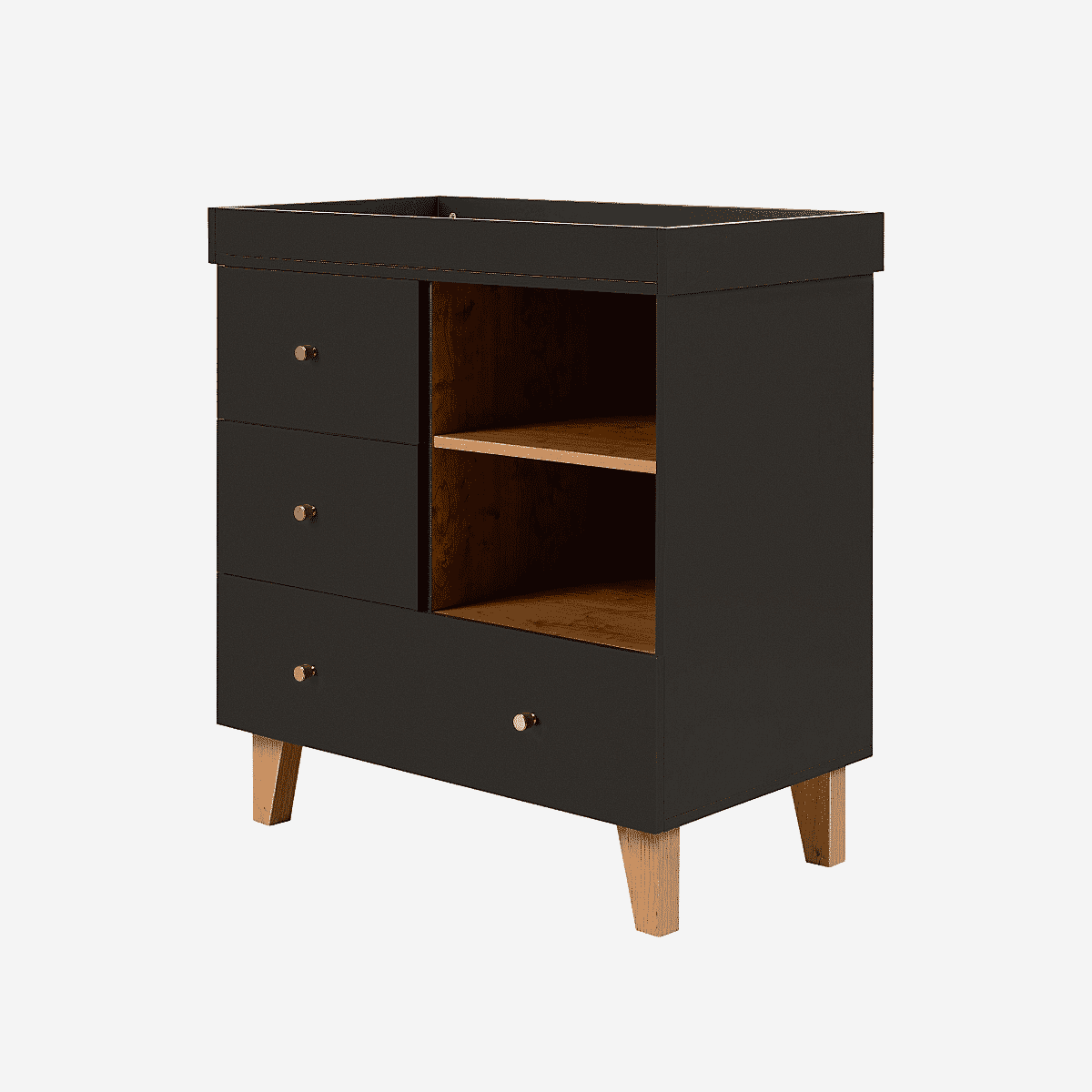 Como 3 sale drawer dresser