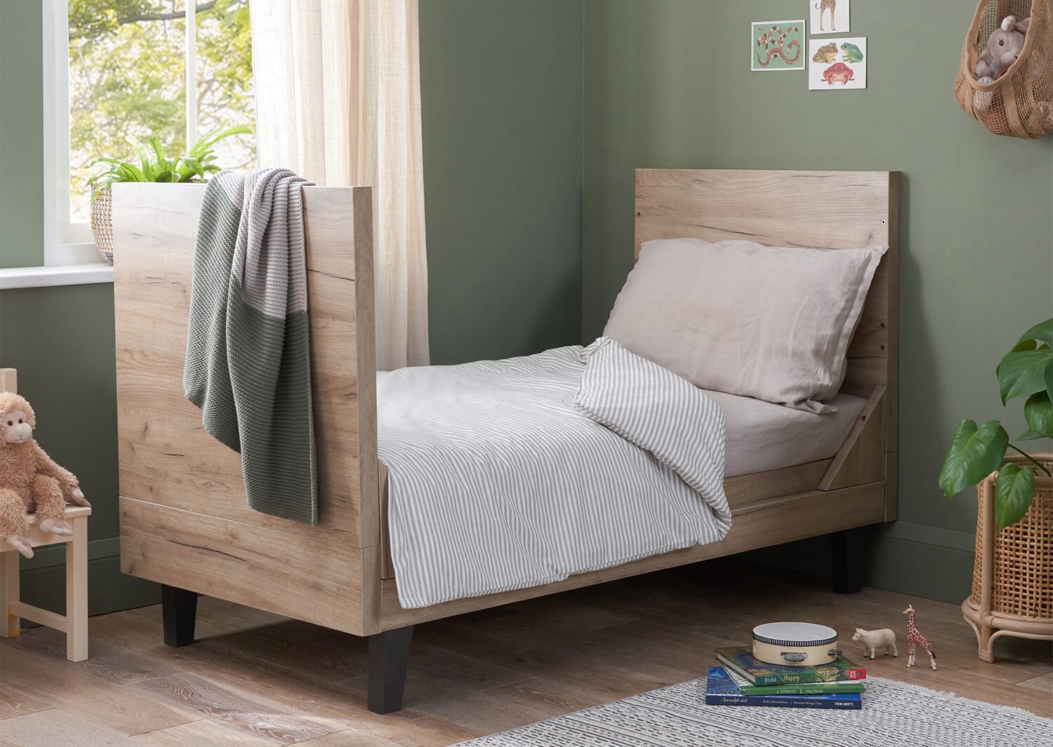 Gray 2025 cot bed