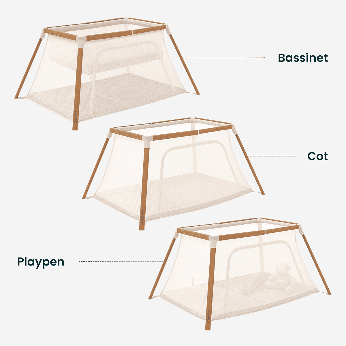 Tutti bambini travel cot top