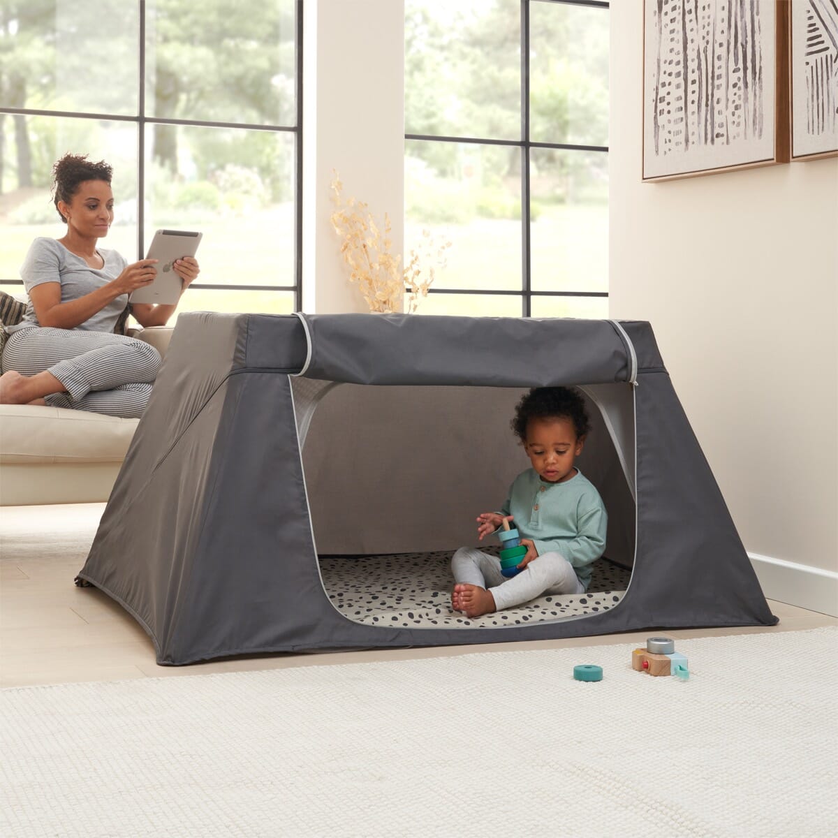 CoZee Go Day Night Bundle in Scandinavian Walnut Ecru Tutti Bambini