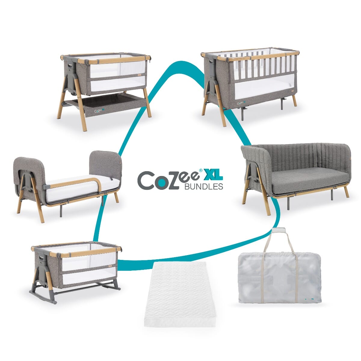 CoZee XL Complete Birth to 4 Years Package Tutti Bambini