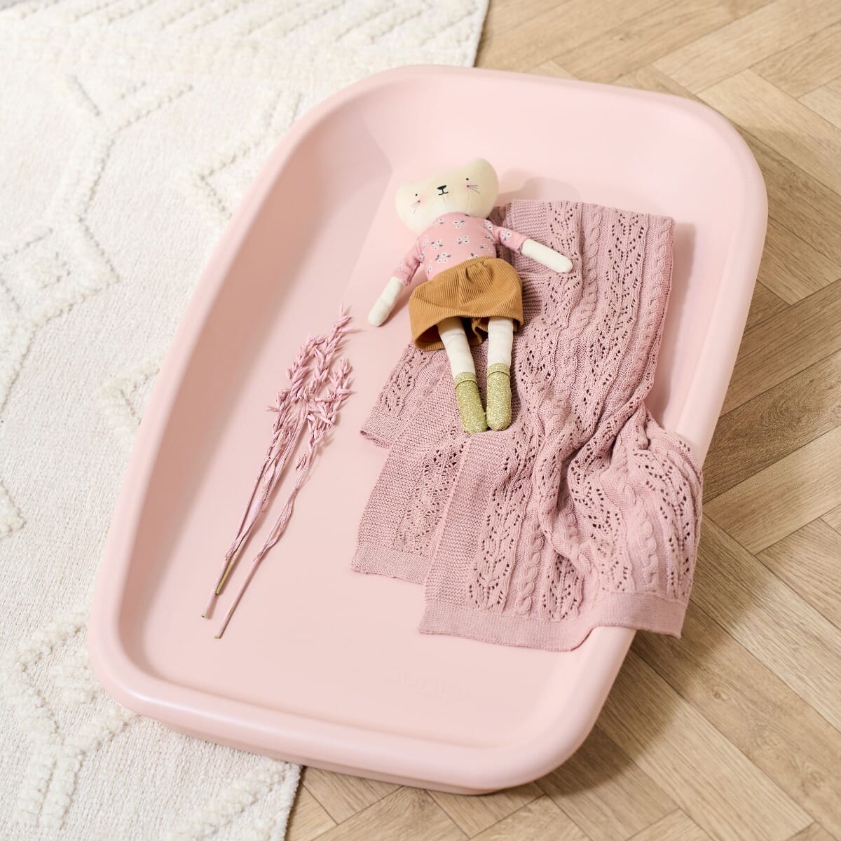 Cushi Baby Changing Mat - Petal