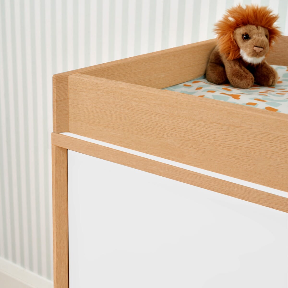 Light oak changing table on sale
