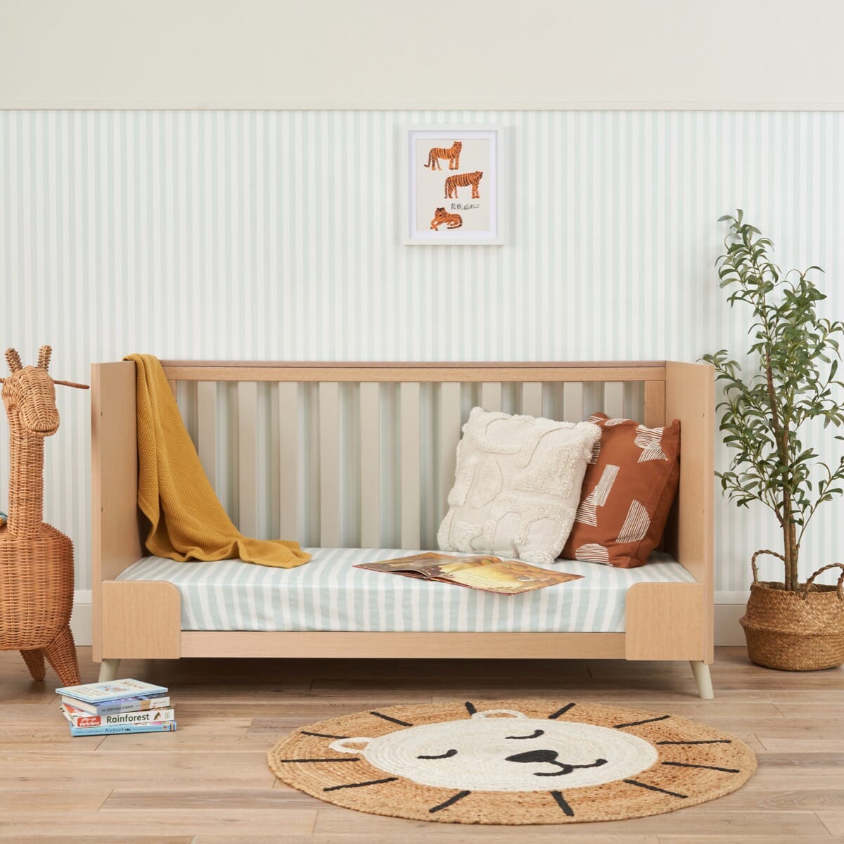 Light oak top cot