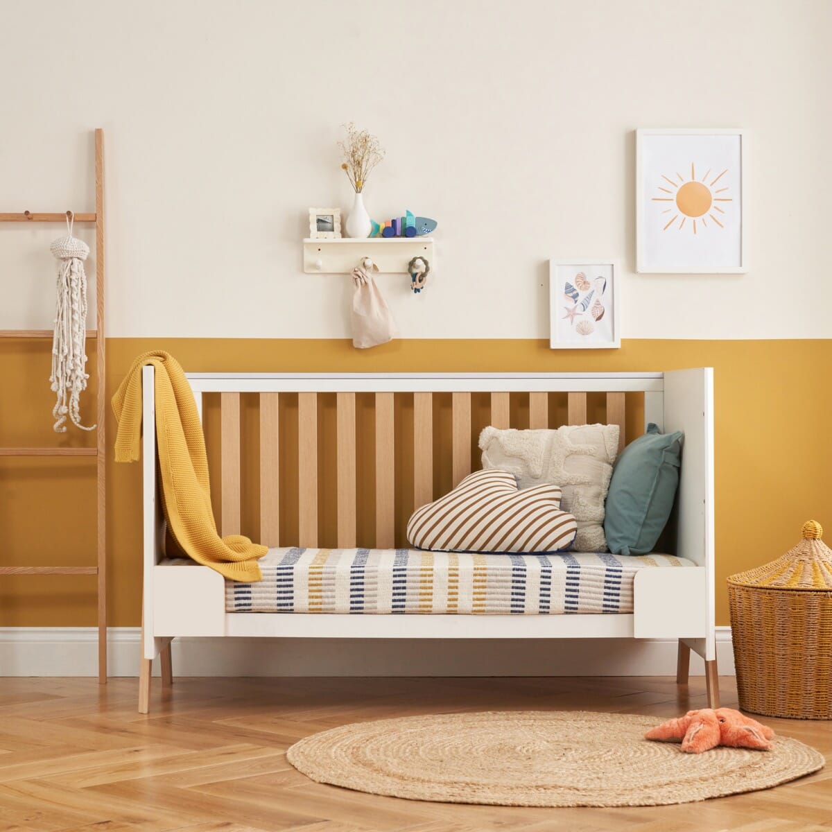 Tutti bambini lucas cot bed oak deals