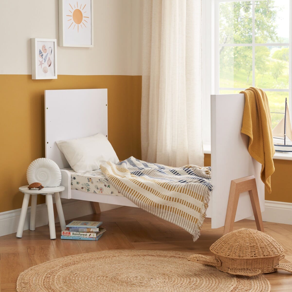 Fuori Mini 3 Piece Room Set White Light Oak Tutti Bambini