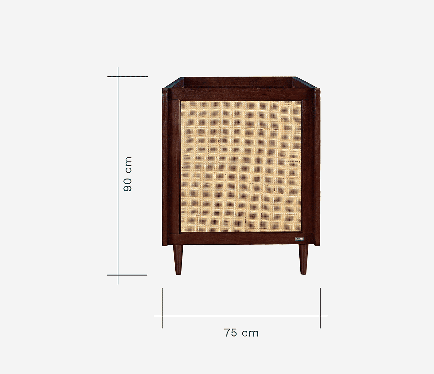 Wicker cot bed outlet