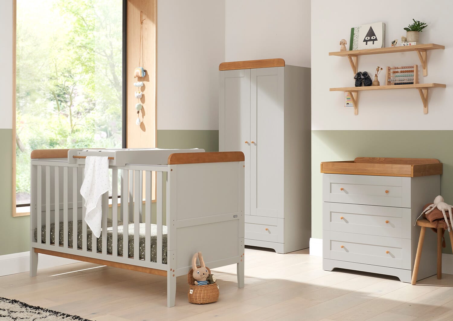 Grey nursery outlet set