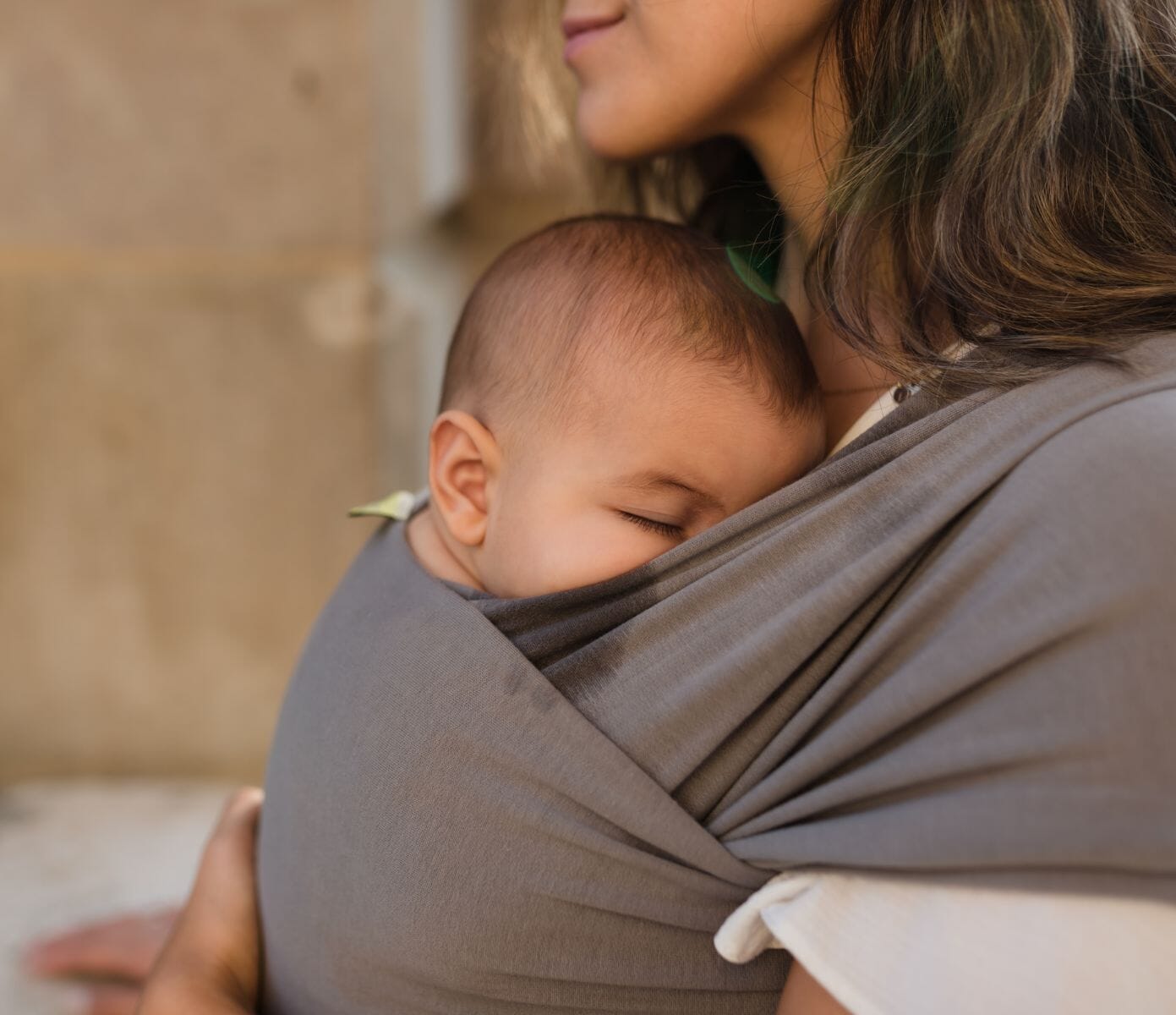 Boba Baby Wrap Carrier Grey Tuttibambini