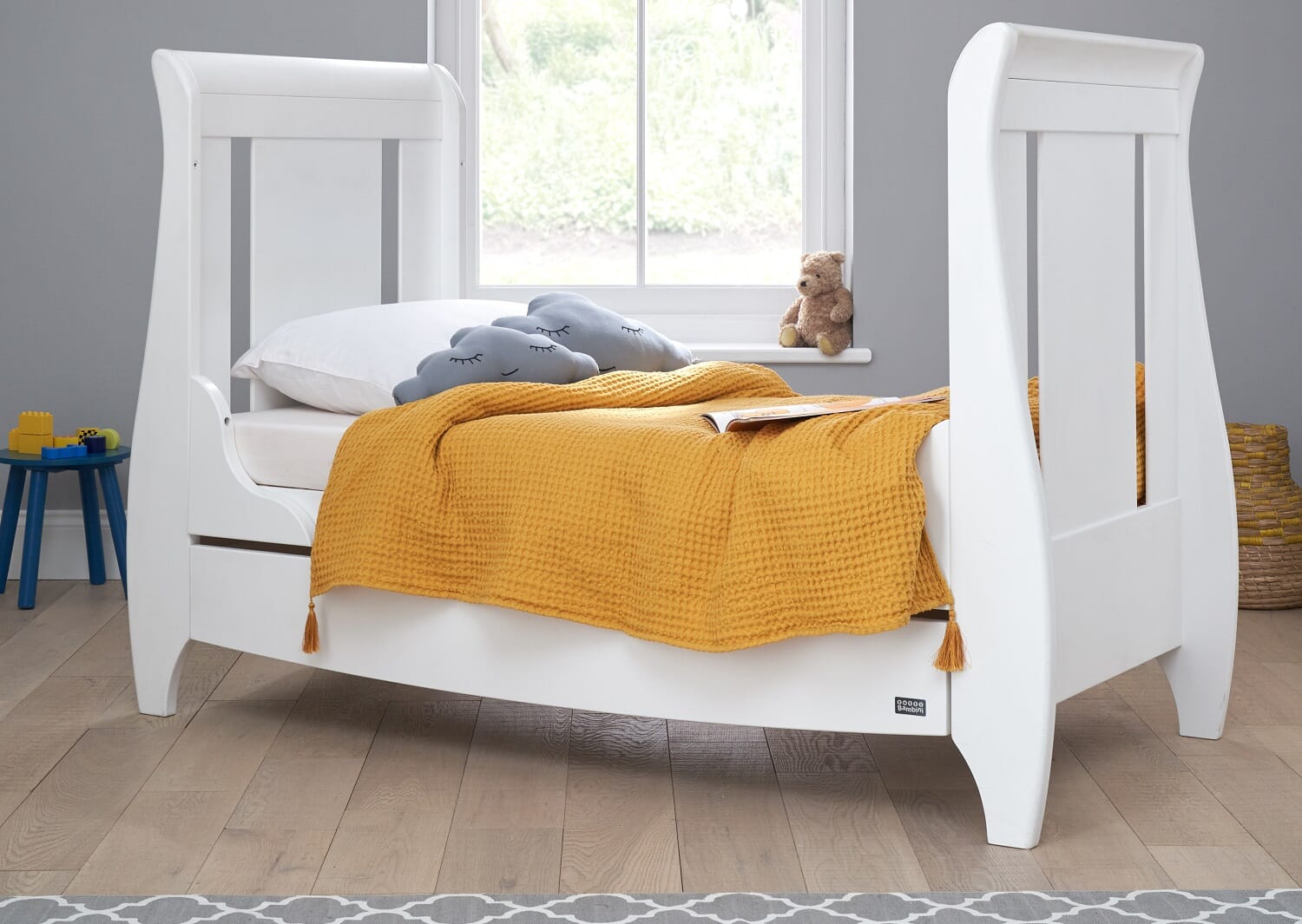 Tutti bambini lucas cheap sleigh cot bed