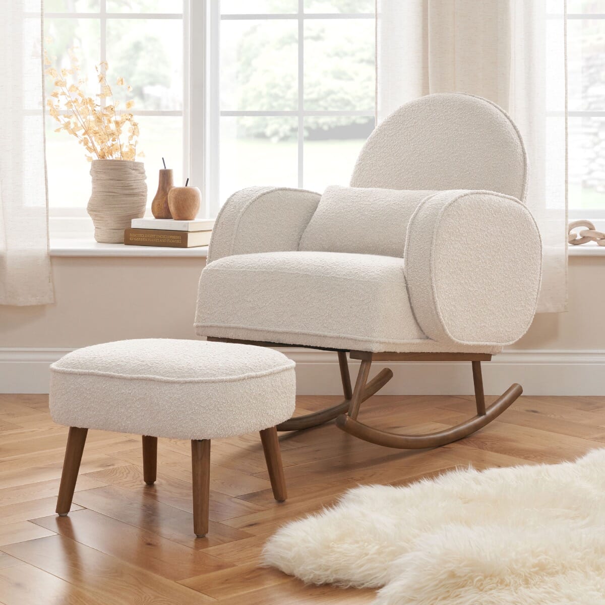 Beige sale nursing chair