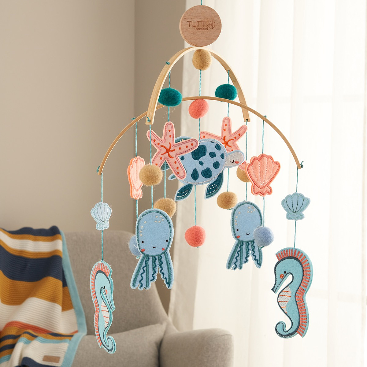 Mobile décoratif bébé  Coquillage - 2 stories - Sundays Kids Store