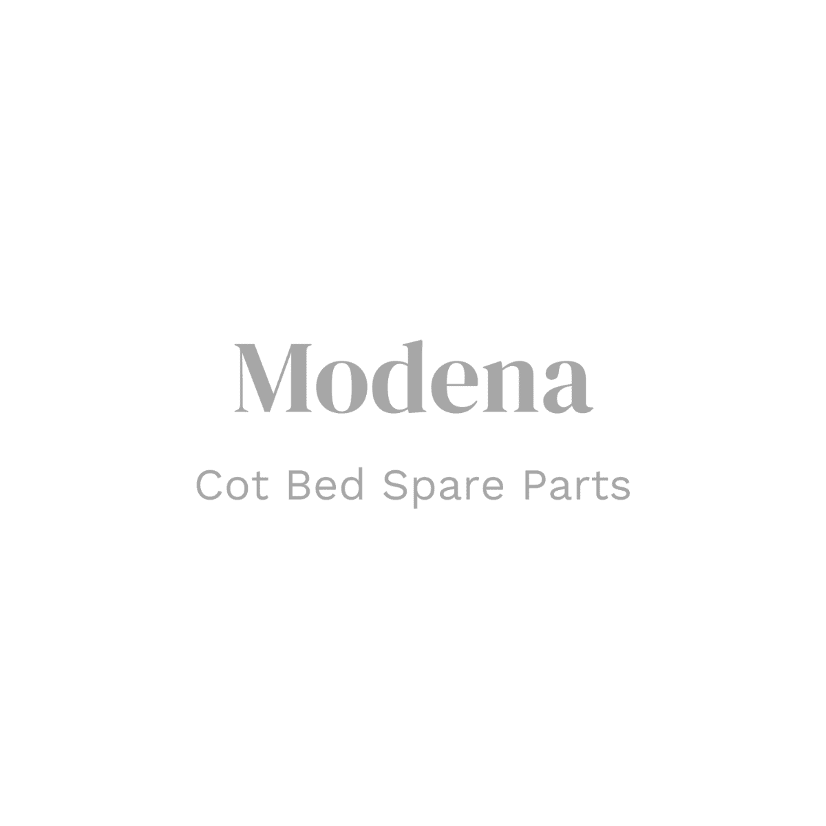 Modena Cot Bed Right Triangle - White/Oak