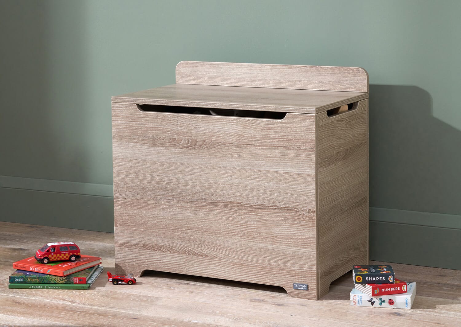 Oak toy clearance storage unit