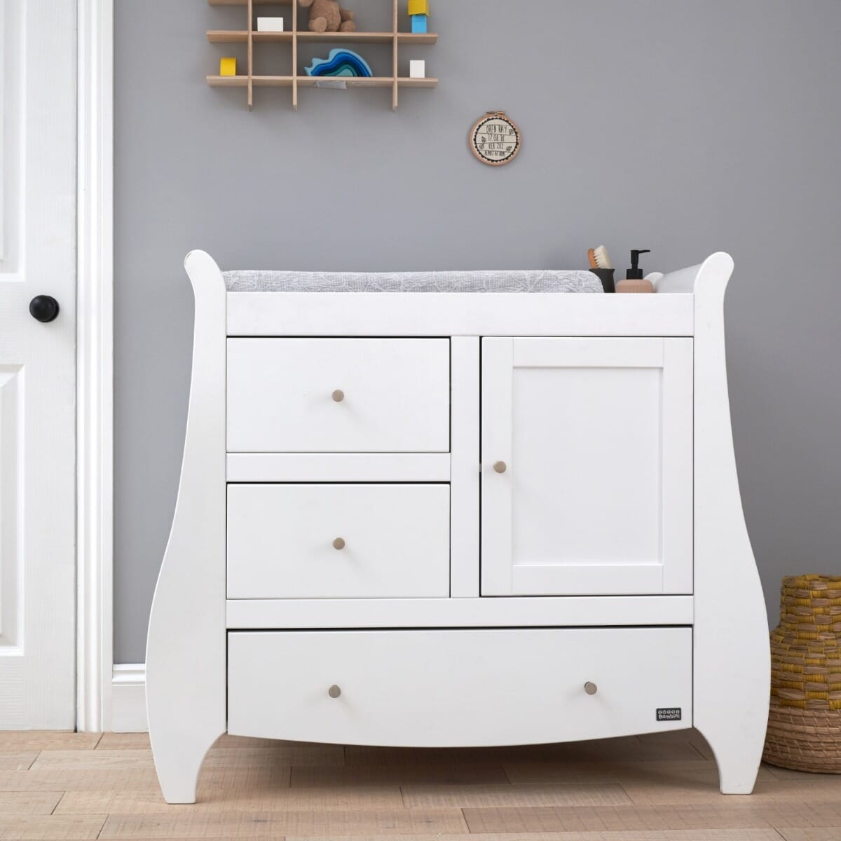 Lucas Katie Chest Of Drawers Changing Unit White Tutti Bambini