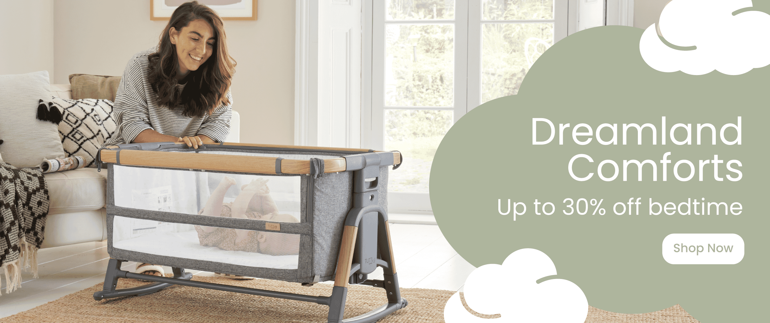 Up to 30% off Tutti Bambini Cot Beds, Nursery Furniture & Bedding